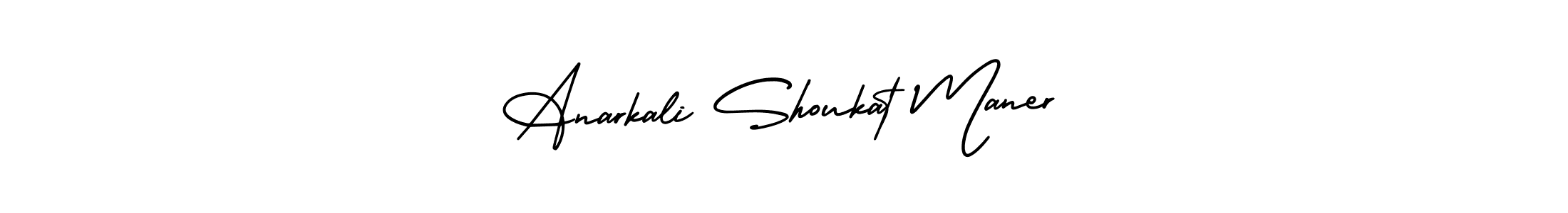 You can use this online signature creator to create a handwritten signature for the name Anarkali Shoukat Maner. This is the best online autograph maker. Anarkali Shoukat Maner signature style 3 images and pictures png