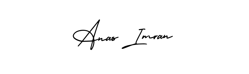 Anas Imran stylish signature style. Best Handwritten Sign (AmerikaSignatureDemo-Regular) for my name. Handwritten Signature Collection Ideas for my name Anas Imran. Anas Imran signature style 3 images and pictures png