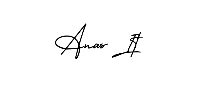 Design your own signature with our free online signature maker. With this signature software, you can create a handwritten (AmerikaSignatureDemo-Regular) signature for name Anas It. Anas It signature style 3 images and pictures png