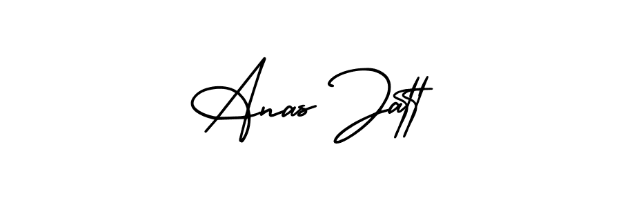 Design your own signature with our free online signature maker. With this signature software, you can create a handwritten (AmerikaSignatureDemo-Regular) signature for name Anas Jatt. Anas Jatt signature style 3 images and pictures png