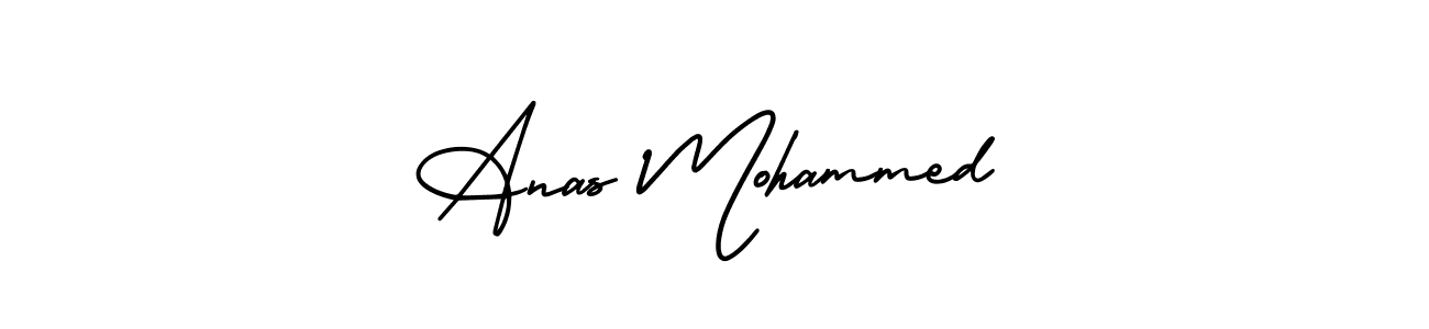 Make a beautiful signature design for name Anas Mohammed. Use this online signature maker to create a handwritten signature for free. Anas Mohammed signature style 3 images and pictures png