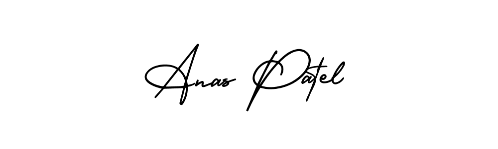 How to make Anas Patel name signature. Use AmerikaSignatureDemo-Regular style for creating short signs online. This is the latest handwritten sign. Anas Patel signature style 3 images and pictures png