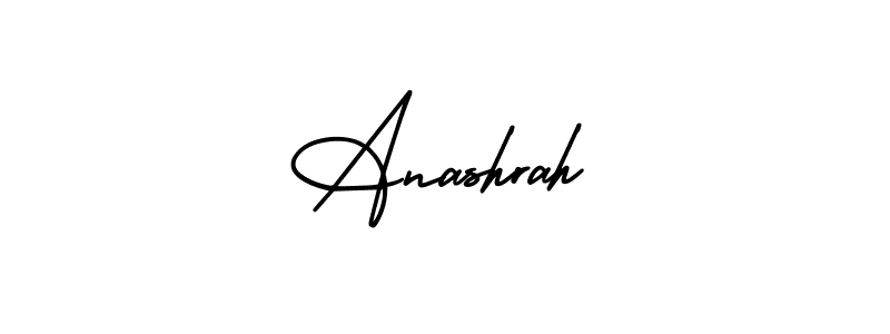 Create a beautiful signature design for name Anashrah. With this signature (AmerikaSignatureDemo-Regular) fonts, you can make a handwritten signature for free. Anashrah signature style 3 images and pictures png