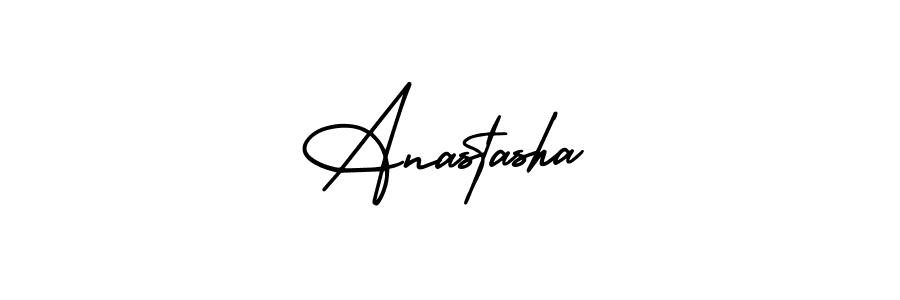 Make a beautiful signature design for name Anastasha. With this signature (AmerikaSignatureDemo-Regular) style, you can create a handwritten signature for free. Anastasha signature style 3 images and pictures png