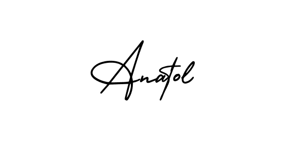 Best and Professional Signature Style for Anatol. AmerikaSignatureDemo-Regular Best Signature Style Collection. Anatol signature style 3 images and pictures png