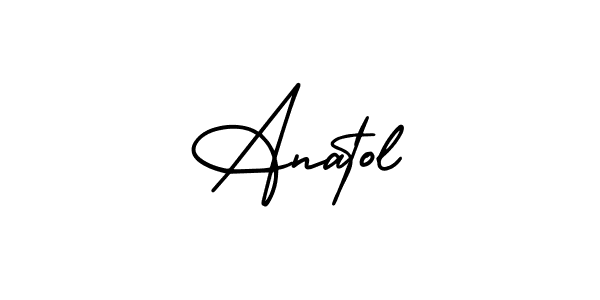 Best and Professional Signature Style for Anatol. AmerikaSignatureDemo-Regular Best Signature Style Collection. Anatol signature style 3 images and pictures png