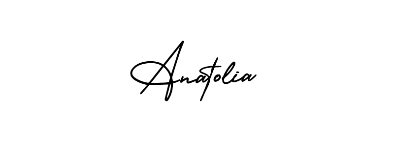 Also You can easily find your signature by using the search form. We will create Anatolia name handwritten signature images for you free of cost using AmerikaSignatureDemo-Regular sign style. Anatolia signature style 3 images and pictures png