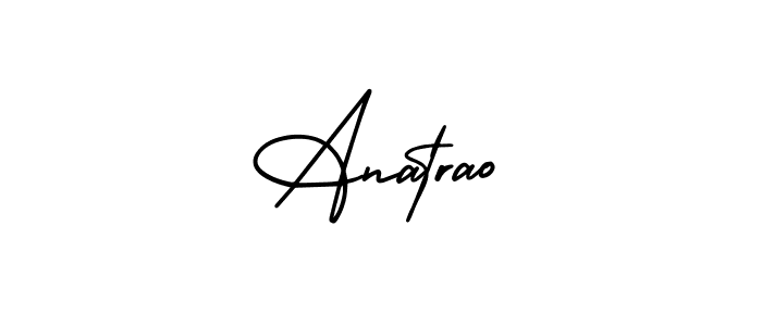 Also You can easily find your signature by using the search form. We will create Anatrao name handwritten signature images for you free of cost using AmerikaSignatureDemo-Regular sign style. Anatrao signature style 3 images and pictures png