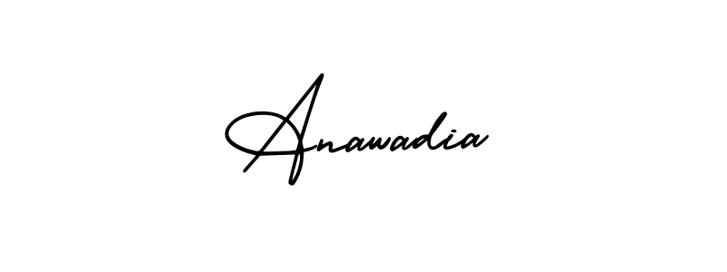 It looks lik you need a new signature style for name Anawadia. Design unique handwritten (AmerikaSignatureDemo-Regular) signature with our free signature maker in just a few clicks. Anawadia signature style 3 images and pictures png