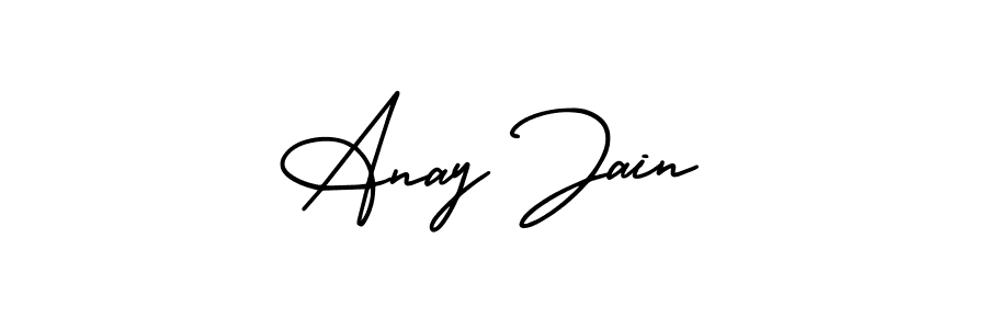 How to Draw Anay Jain signature style? AmerikaSignatureDemo-Regular is a latest design signature styles for name Anay Jain. Anay Jain signature style 3 images and pictures png
