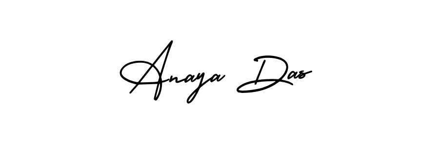 How to make Anaya Das name signature. Use AmerikaSignatureDemo-Regular style for creating short signs online. This is the latest handwritten sign. Anaya Das signature style 3 images and pictures png