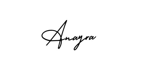 It looks lik you need a new signature style for name Anayra. Design unique handwritten (AmerikaSignatureDemo-Regular) signature with our free signature maker in just a few clicks. Anayra signature style 3 images and pictures png