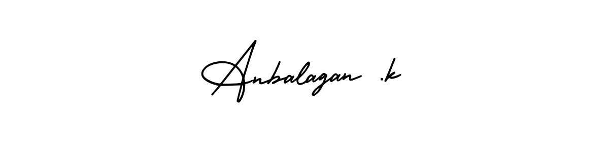 if you are searching for the best signature style for your name Anbalagan .k. so please give up your signature search. here we have designed multiple signature styles  using AmerikaSignatureDemo-Regular. Anbalagan .k signature style 3 images and pictures png