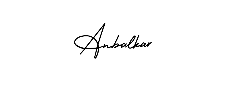 Make a beautiful signature design for name Anbalkar. With this signature (AmerikaSignatureDemo-Regular) style, you can create a handwritten signature for free. Anbalkar signature style 3 images and pictures png
