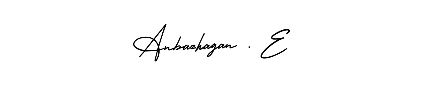 Use a signature maker to create a handwritten signature online. With this signature software, you can design (AmerikaSignatureDemo-Regular) your own signature for name Anbazhagan . E. Anbazhagan . E signature style 3 images and pictures png