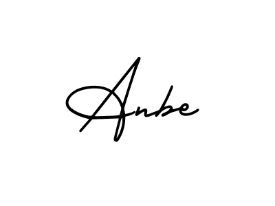 Create a beautiful signature design for name Anbe. With this signature (AmerikaSignatureDemo-Regular) fonts, you can make a handwritten signature for free. Anbe signature style 3 images and pictures png