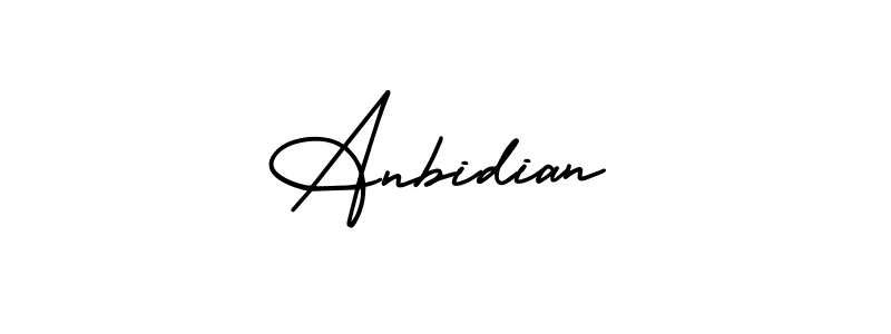 Create a beautiful signature design for name Anbidian. With this signature (AmerikaSignatureDemo-Regular) fonts, you can make a handwritten signature for free. Anbidian signature style 3 images and pictures png