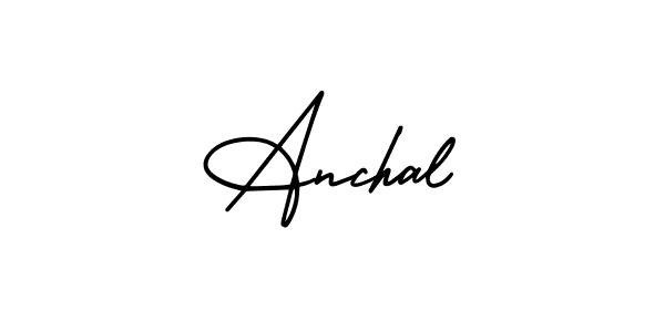 Make a beautiful signature design for name Anchal. Use this online signature maker to create a handwritten signature for free. Anchal signature style 3 images and pictures png