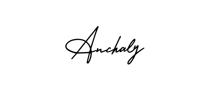 Make a beautiful signature design for name Anchaly. Use this online signature maker to create a handwritten signature for free. Anchaly signature style 3 images and pictures png