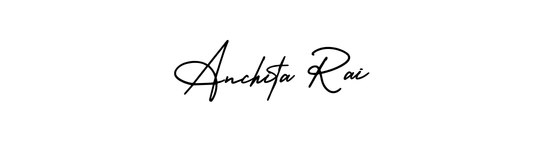 Also You can easily find your signature by using the search form. We will create Anchita Rai name handwritten signature images for you free of cost using AmerikaSignatureDemo-Regular sign style. Anchita Rai signature style 3 images and pictures png