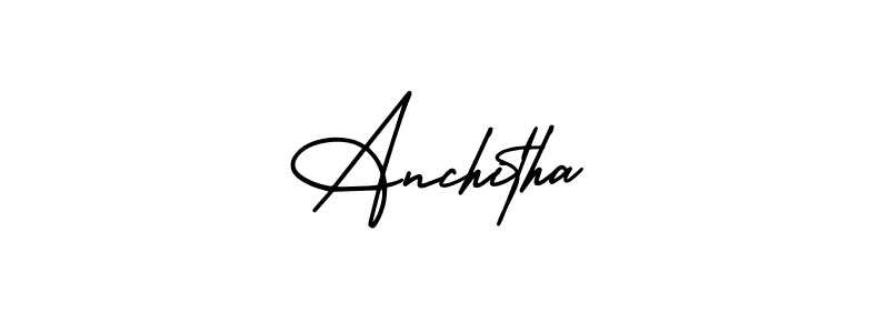 Best and Professional Signature Style for Anchitha. AmerikaSignatureDemo-Regular Best Signature Style Collection. Anchitha signature style 3 images and pictures png