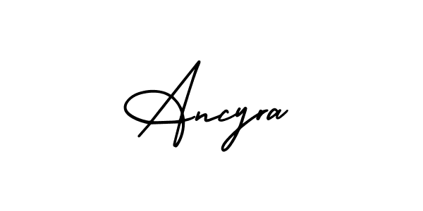 if you are searching for the best signature style for your name Ancyra. so please give up your signature search. here we have designed multiple signature styles  using AmerikaSignatureDemo-Regular. Ancyra signature style 3 images and pictures png