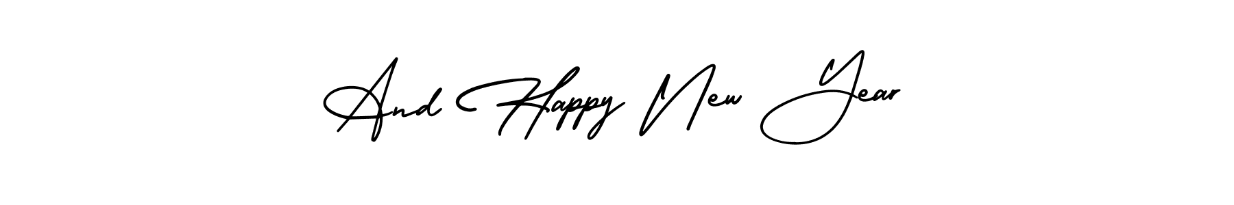 You can use this online signature creator to create a handwritten signature for the name And Happy New Year. This is the best online autograph maker. And Happy New Year signature style 3 images and pictures png