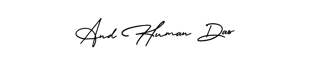 Make a beautiful signature design for name And Human Das. Use this online signature maker to create a handwritten signature for free. And Human Das signature style 3 images and pictures png
