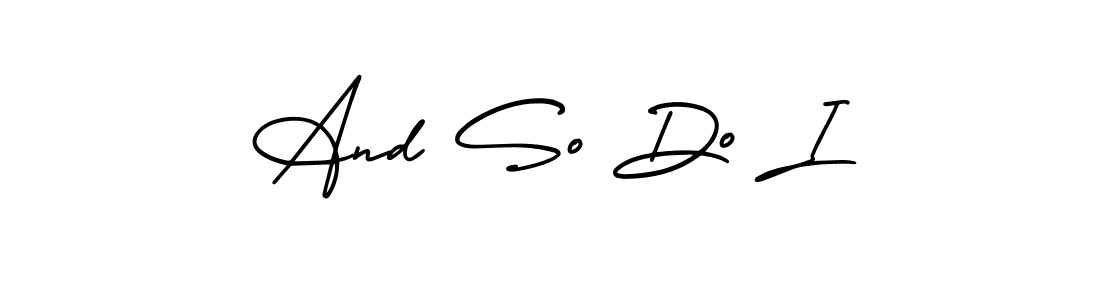 How to Draw And So Do I signature style? AmerikaSignatureDemo-Regular is a latest design signature styles for name And So Do I. And So Do I signature style 3 images and pictures png