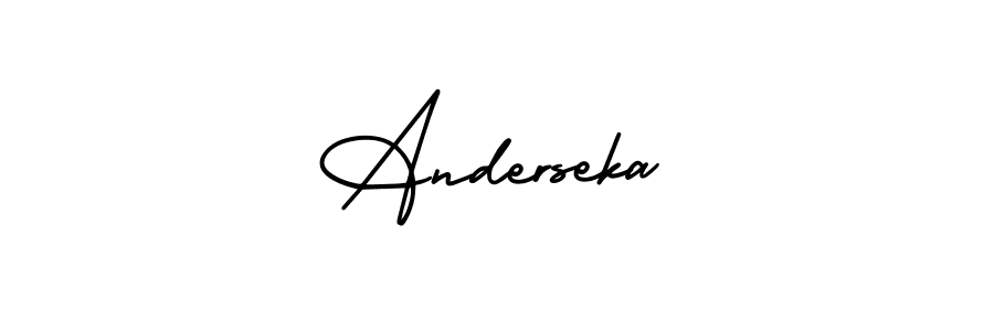 How to Draw Anderseka signature style? AmerikaSignatureDemo-Regular is a latest design signature styles for name Anderseka. Anderseka signature style 3 images and pictures png