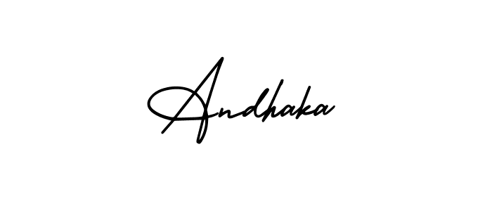 It looks lik you need a new signature style for name Andhaka. Design unique handwritten (AmerikaSignatureDemo-Regular) signature with our free signature maker in just a few clicks. Andhaka signature style 3 images and pictures png