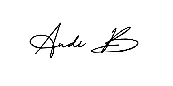 Here are the top 10 professional signature styles for the name Andi B. These are the best autograph styles you can use for your name. Andi B signature style 3 images and pictures png