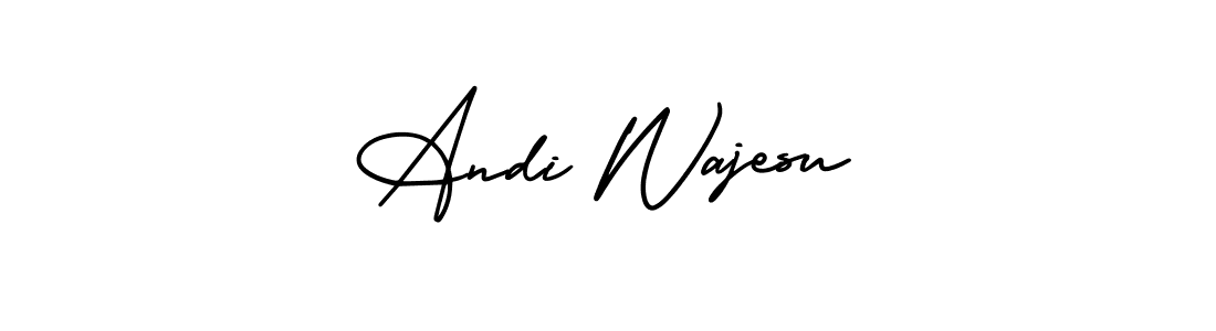 Also we have Andi Wajesu name is the best signature style. Create professional handwritten signature collection using AmerikaSignatureDemo-Regular autograph style. Andi Wajesu signature style 3 images and pictures png