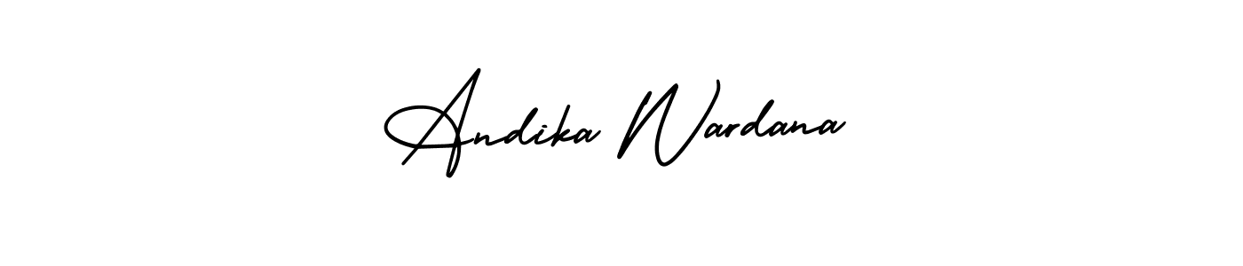 Check out images of Autograph of Andika Wardana name. Actor Andika Wardana Signature Style. AmerikaSignatureDemo-Regular is a professional sign style online. Andika Wardana signature style 3 images and pictures png