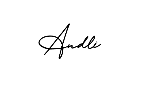 How to Draw Andli signature style? AmerikaSignatureDemo-Regular is a latest design signature styles for name Andli. Andli signature style 3 images and pictures png