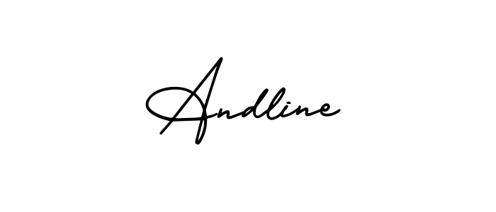 How to make Andline signature? AmerikaSignatureDemo-Regular is a professional autograph style. Create handwritten signature for Andline name. Andline signature style 3 images and pictures png