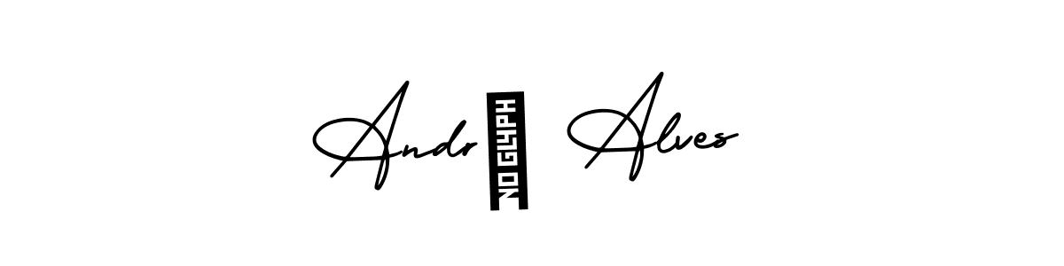 How to Draw André Alves signature style? AmerikaSignatureDemo-Regular is a latest design signature styles for name André Alves. André Alves signature style 3 images and pictures png