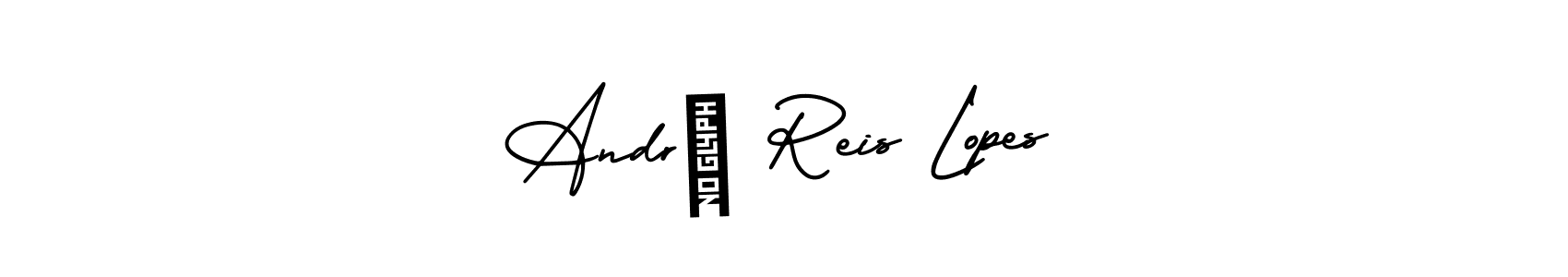 It looks lik you need a new signature style for name André Reis Lopes. Design unique handwritten (AmerikaSignatureDemo-Regular) signature with our free signature maker in just a few clicks. André Reis Lopes signature style 3 images and pictures png