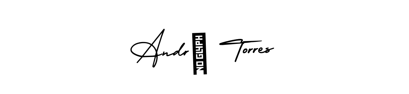 Create a beautiful signature design for name André Torres. With this signature (AmerikaSignatureDemo-Regular) fonts, you can make a handwritten signature for free. André Torres signature style 3 images and pictures png