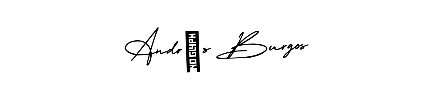 Make a short Andrés Burgos signature style. Manage your documents anywhere anytime using AmerikaSignatureDemo-Regular. Create and add eSignatures, submit forms, share and send files easily. Andrés Burgos signature style 3 images and pictures png