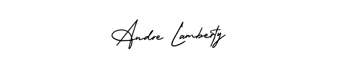 Also we have Andre Lamberty name is the best signature style. Create professional handwritten signature collection using AmerikaSignatureDemo-Regular autograph style. Andre Lamberty signature style 3 images and pictures png