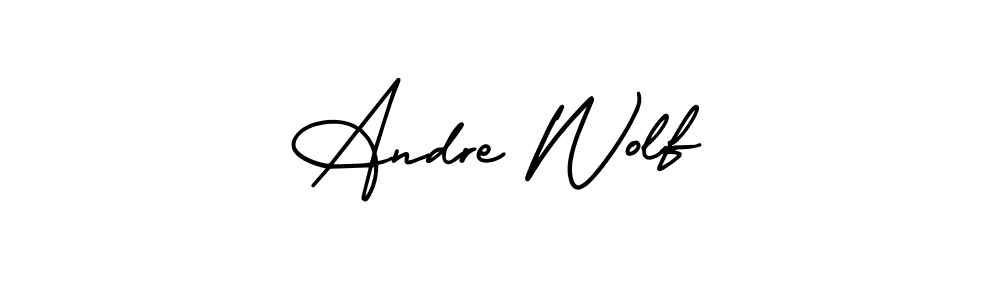 Best and Professional Signature Style for Andre Wolf. AmerikaSignatureDemo-Regular Best Signature Style Collection. Andre Wolf signature style 3 images and pictures png