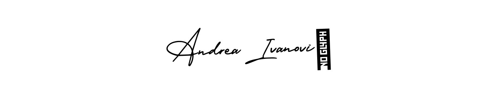 Design your own signature with our free online signature maker. With this signature software, you can create a handwritten (AmerikaSignatureDemo-Regular) signature for name Andrea Ivanović. Andrea Ivanović signature style 3 images and pictures png