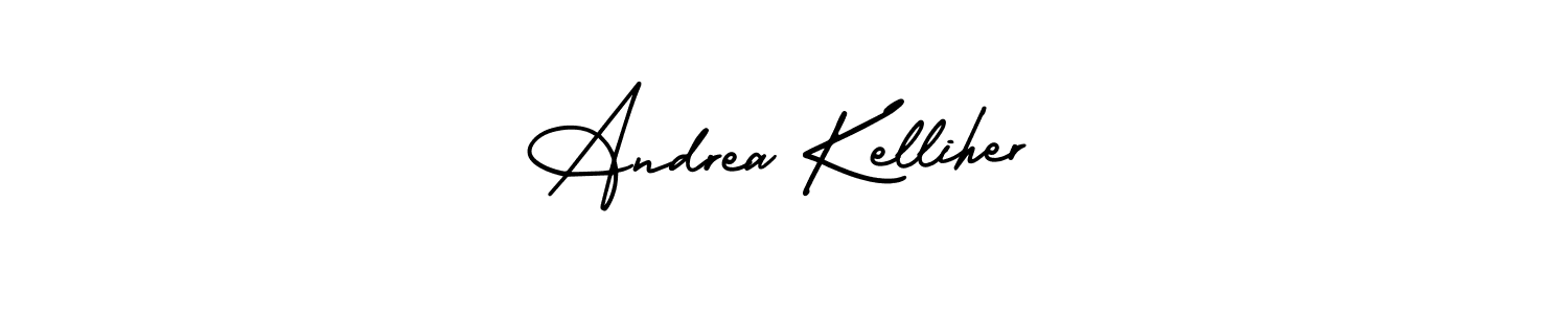 Similarly AmerikaSignatureDemo-Regular is the best handwritten signature design. Signature creator online .You can use it as an online autograph creator for name Andrea Kelliher. Andrea Kelliher signature style 3 images and pictures png