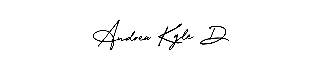 Make a beautiful signature design for name Andrea Kyle D. With this signature (AmerikaSignatureDemo-Regular) style, you can create a handwritten signature for free. Andrea Kyle D signature style 3 images and pictures png
