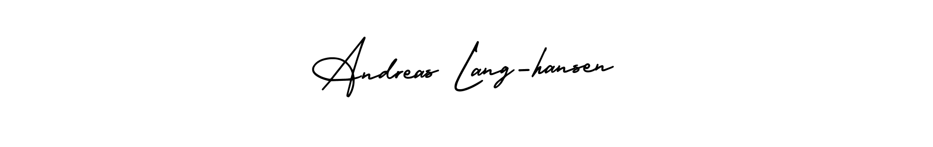 How to Draw Andreas Lang-hansen signature style? AmerikaSignatureDemo-Regular is a latest design signature styles for name Andreas Lang-hansen. Andreas Lang-hansen signature style 3 images and pictures png