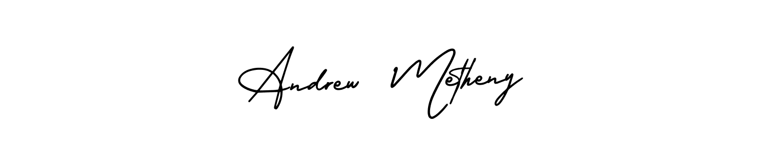 How to make Andrew  Metheny signature? AmerikaSignatureDemo-Regular is a professional autograph style. Create handwritten signature for Andrew  Metheny name. Andrew  Metheny signature style 3 images and pictures png