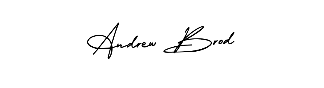 Create a beautiful signature design for name Andrew Brod. With this signature (AmerikaSignatureDemo-Regular) fonts, you can make a handwritten signature for free. Andrew Brod signature style 3 images and pictures png