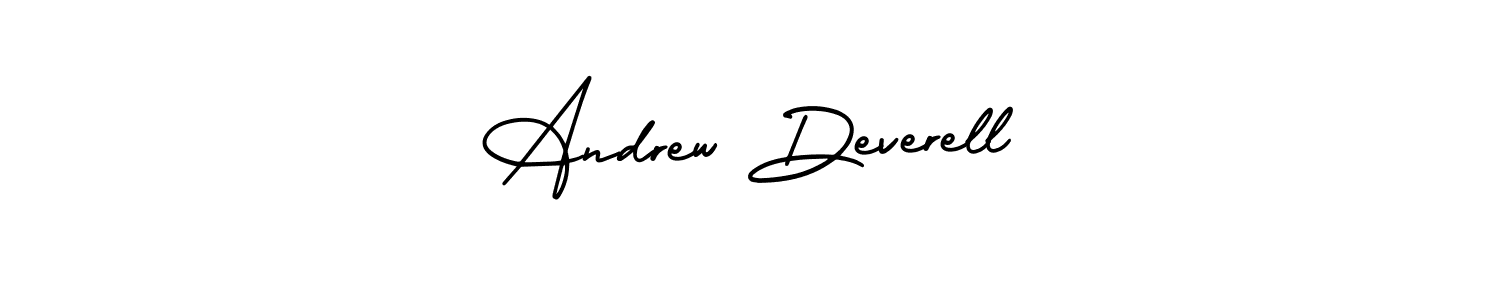 Similarly AmerikaSignatureDemo-Regular is the best handwritten signature design. Signature creator online .You can use it as an online autograph creator for name Andrew Deverell. Andrew Deverell signature style 3 images and pictures png