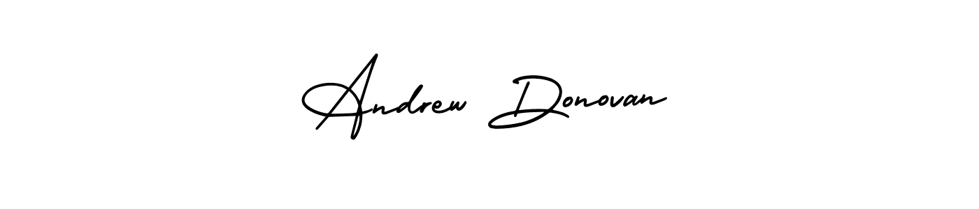 Best and Professional Signature Style for Andrew Donovan. AmerikaSignatureDemo-Regular Best Signature Style Collection. Andrew Donovan signature style 3 images and pictures png